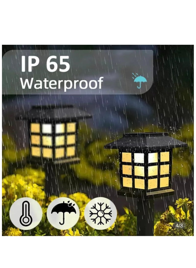 BLUE CORAL Solar Pathway LED Lights 12-Pack Waterproof Outdoor Solar Lamp for Garden Landscape Yard Patio Driveway Walkway Lighting (Warm)  - Image 4