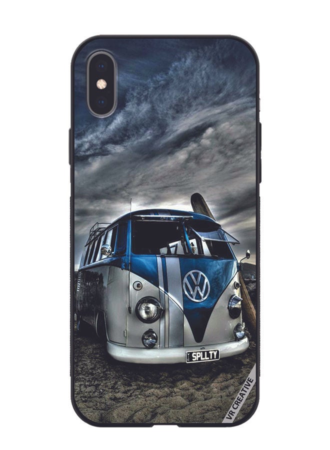 VR CREATIVE Protective Case Cover For Apple iPhone XS Max Mini Bus Design Multicolour - Image 1