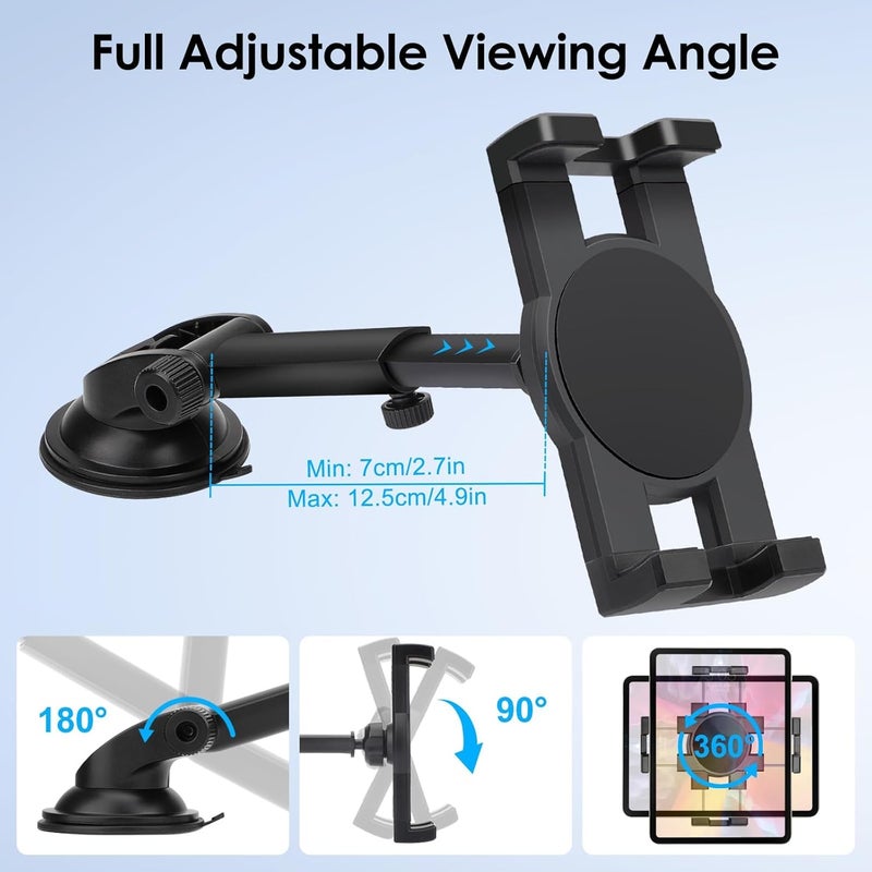 EEEKit 360° Rotation Suction Cup Car Tablet Holder Mount for 4-12 Inch Devices - Image 5