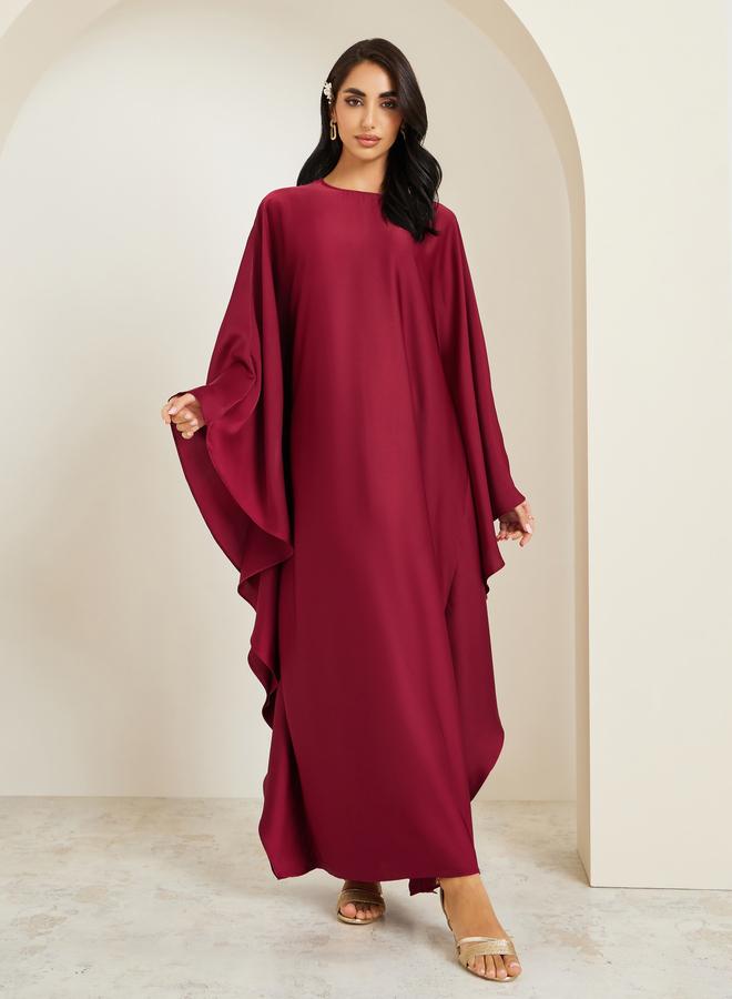 Amirah Women Draped Kimono Sleeves Jalabiya - Image 3