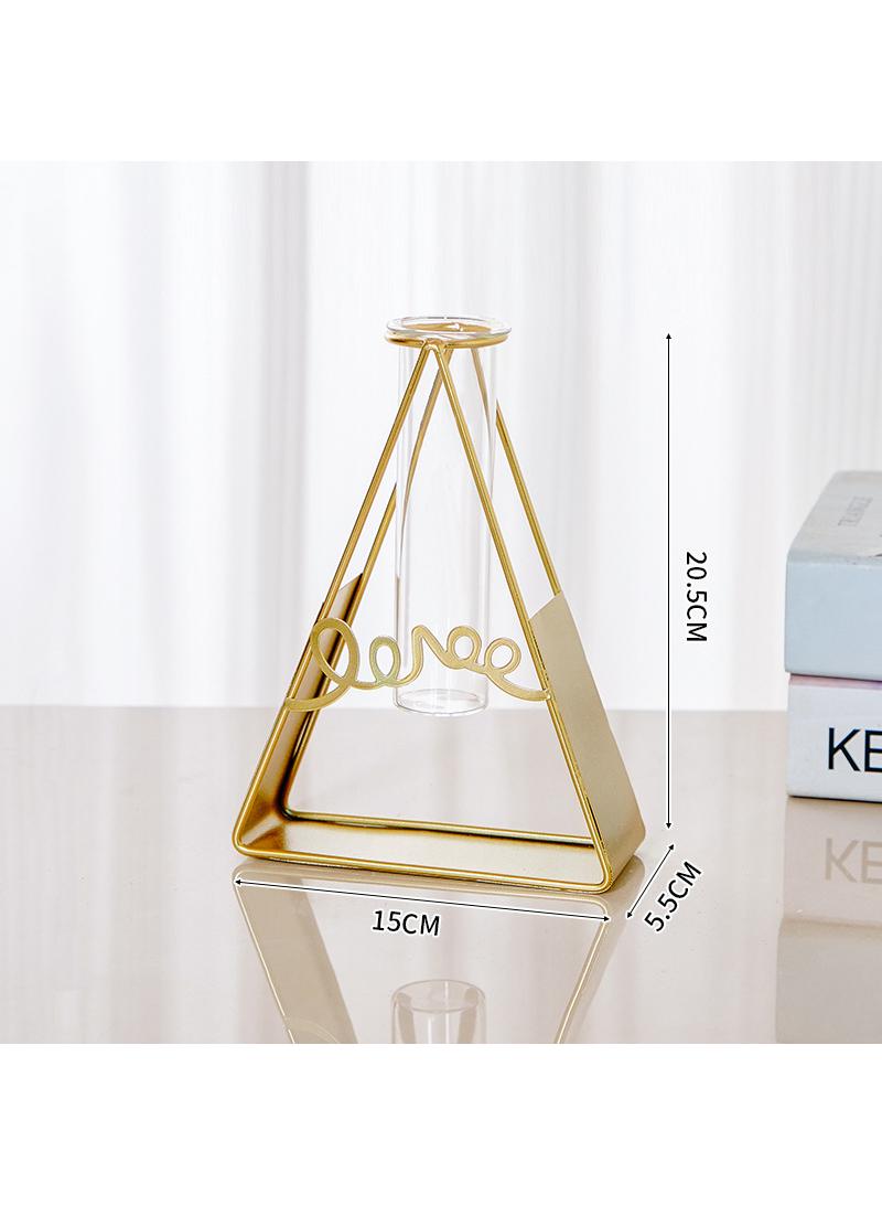 1pcs Creative Decorative Vase Decoration, Living Room, Desktop, Home, Iron Art Decoration - Image 2