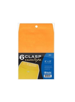Bazic Products Bazic 6" X 9" Clasp Envelope (6 Pack)  - Image 1