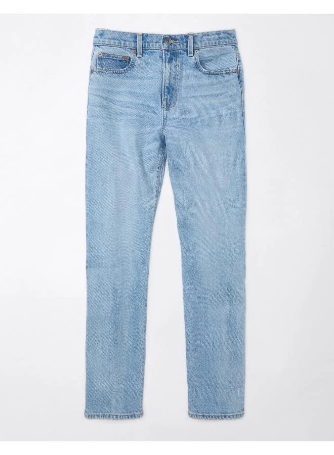 American Eagle AE Stretch Super High-Waisted Ankle Straight Jean