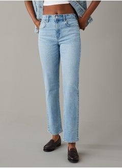 American Eagle AE Stretch Super High-Waisted Ankle Straight Jean  - Image 4