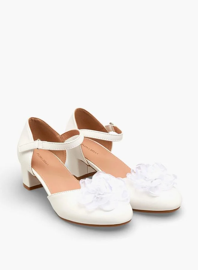 Flora Bella By Shoexpress Girls Block Heel Ballerina Shoes