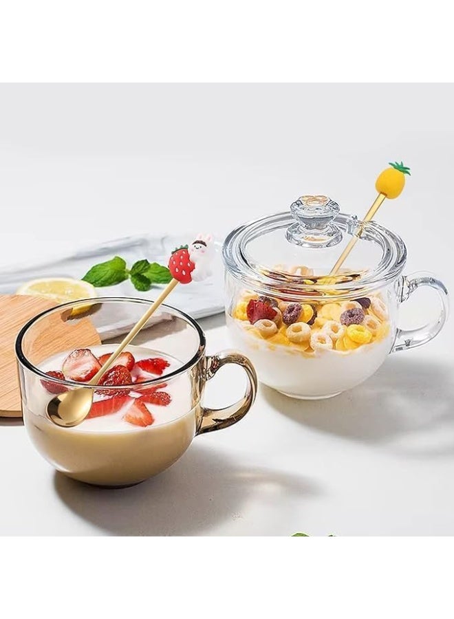Set of 6 Stainless Steel Coffee Spoons, Dessert Spoons, Beautiful Spoons, Stainless Steel, Suitable for Fruit, Cake, Coffee, Hot Drinks, Ice Cream, etc. (6 Different Types of Spoons) Code 295  - Image 4