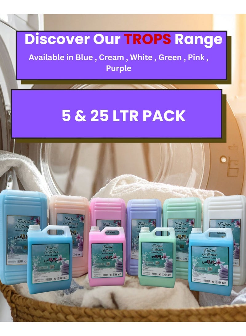 TROPS PURPLE Fabric Softener, 3X Concentrated Formula, Floral Scent , 25 L - Image 5