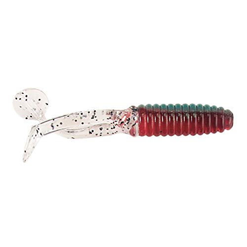 Kalin's 2 Inch Triple Threat Grub, Chartreuse Shad (10 Pack) - Image 2