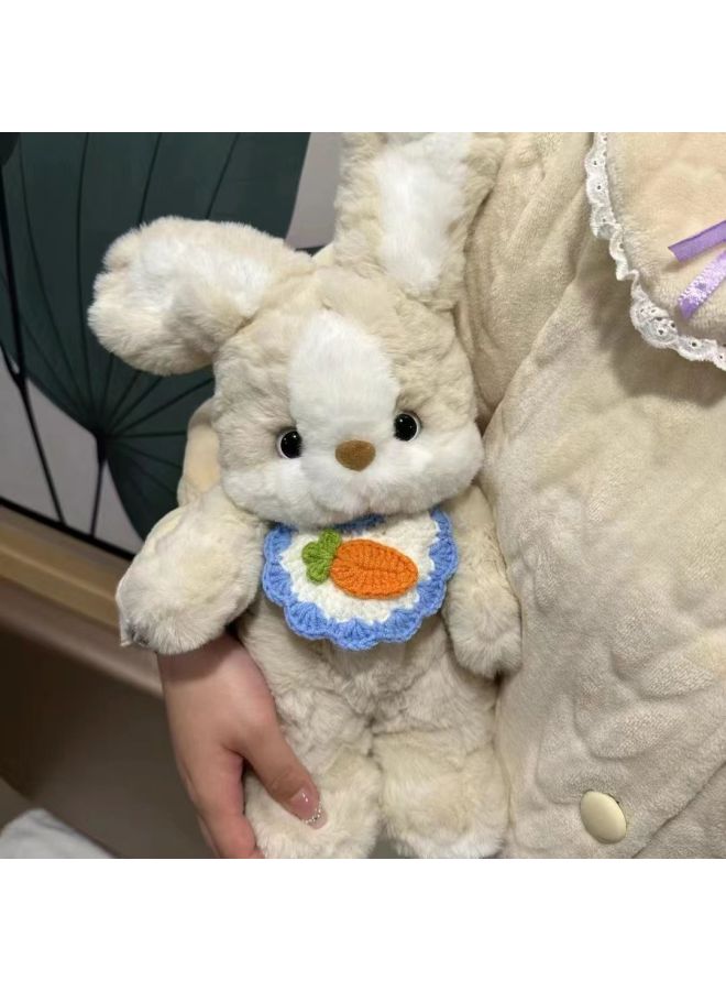 Good Night Rabbit Soft Plush Toy Well-behaved Rabbit Doll Valentine's Birthday Gift For Girls Emotional Development Toys-Color:Good Night Rabbit (carrot Scarf Detachable)-Specifications:40cm - Image 1