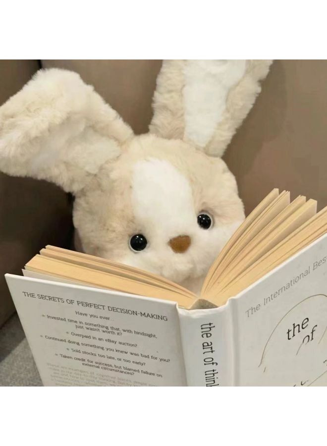 Good Night Rabbit Soft Plush Toy Well-behaved Rabbit Doll Valentine's Birthday Gift For Girls Emotional Development Toys-Color:Good Night Rabbit (carrot Scarf Detachable)-Specifications:40cm - Image 5