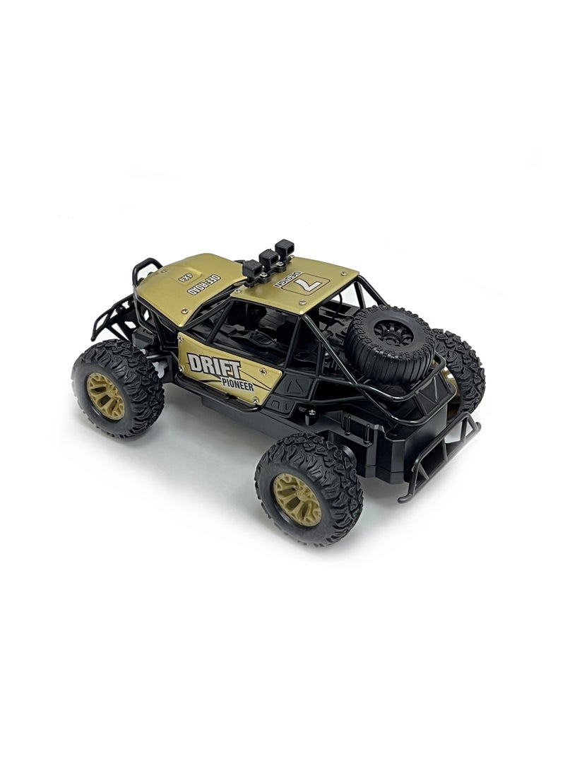 Toyland سيارات الانجراف RC القابلة لإعادة الشحن بمقياس 1:18، 4WD 2.4 جيجا هرتز لجميع التضاريس لعبة كهربائية مصنوعة من خليط معدني للطرق الوعرة Rc وحش التسلق الزاحف شاحنة للأطفال - Image 2