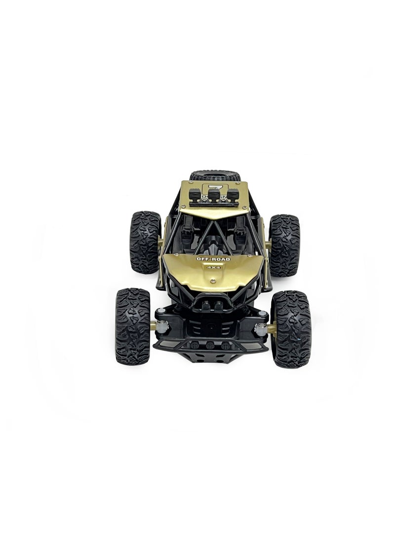 Toyland سيارات الانجراف RC القابلة لإعادة الشحن بمقياس 1:18، 4WD 2.4 جيجا هرتز لجميع التضاريس لعبة كهربائية مصنوعة من خليط معدني للطرق الوعرة Rc وحش التسلق الزاحف شاحنة للأطفال - Image 5