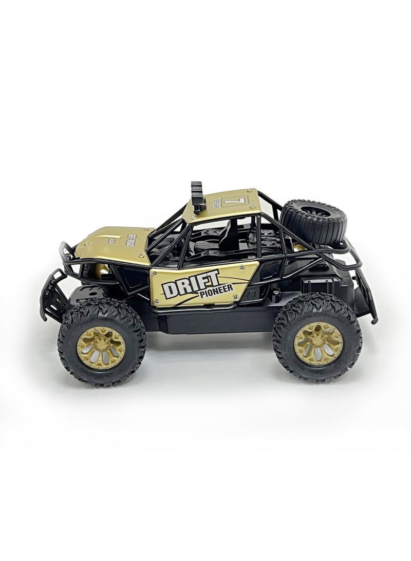 Toyland سيارات الانجراف RC القابلة لإعادة الشحن بمقياس 1:18، 4WD 2.4 جيجا هرتز لجميع التضاريس لعبة كهربائية مصنوعة من خليط معدني للطرق الوعرة Rc وحش التسلق الزاحف شاحنة للأطفال - Image 3