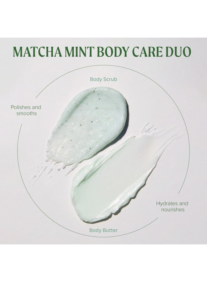 Tea Tree Matcha Mint Body Care Duo Body Scrub + Body Butter For All Skin Types Especially Dry Skin - Image 3