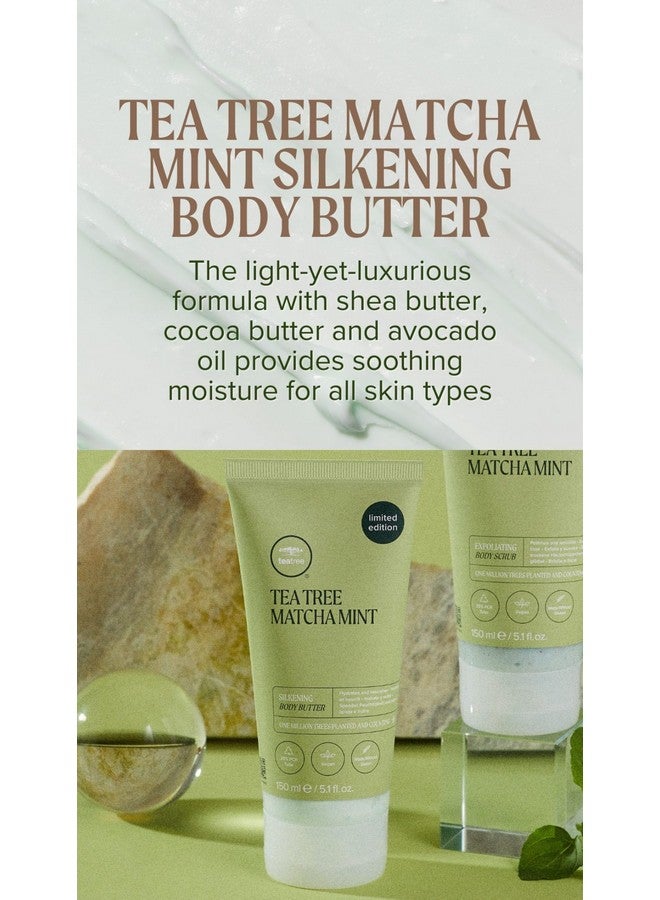 Tea Tree Matcha Mint Body Care Duo Body Scrub + Body Butter For All Skin Types Especially Dry Skin - Image 5