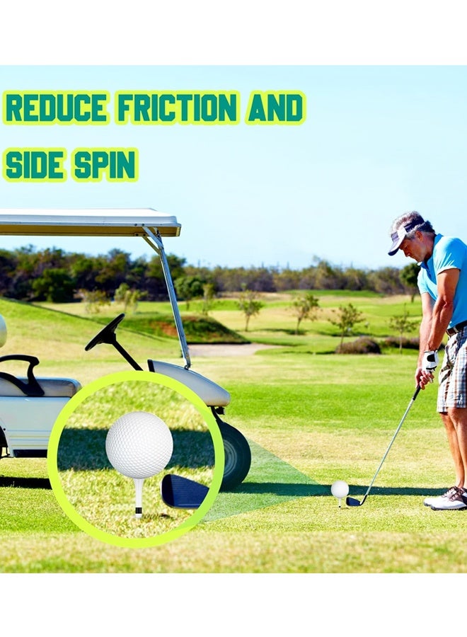 100 Packs Golf Tees,Professional Natural Bamboo Golf Tees, Durable & Stable Professional Tee System, Reducing Friction & Side Spin - Image 4