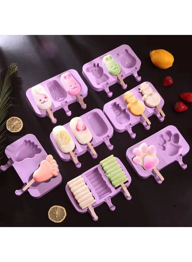 3-Cavity Ice Cream Mold
