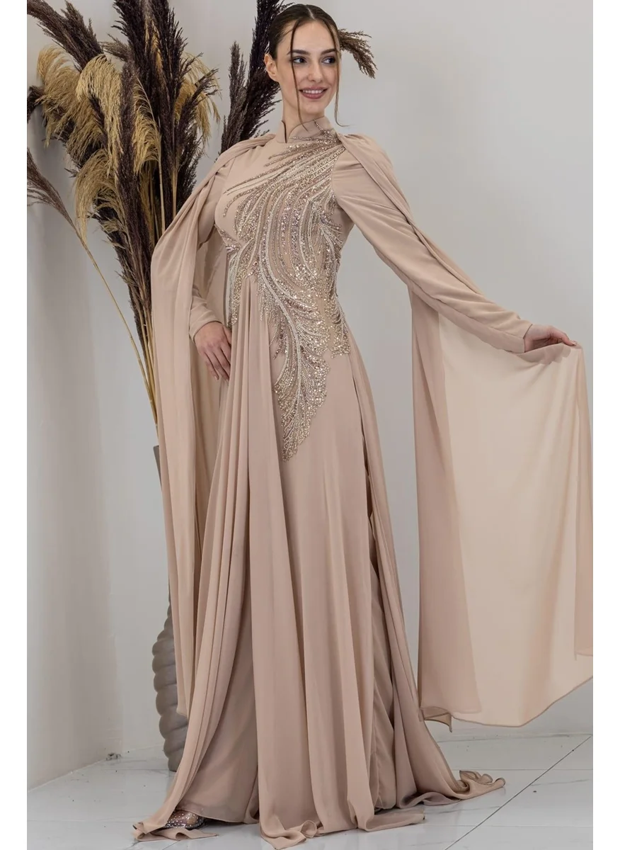 Esilanur Elif Hijab Jumpsuit Gold