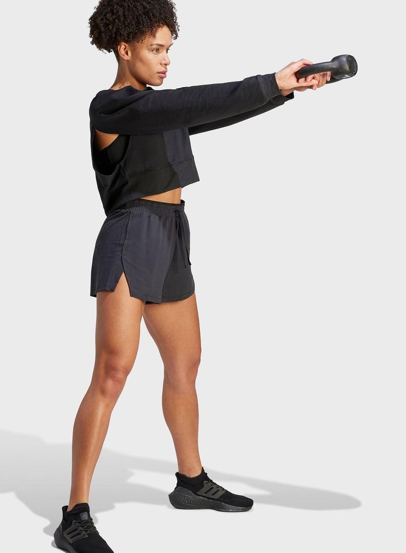 adidas بلوزات تدريب سوداء بغطاء للرأس للنساء مقاس - Image 5