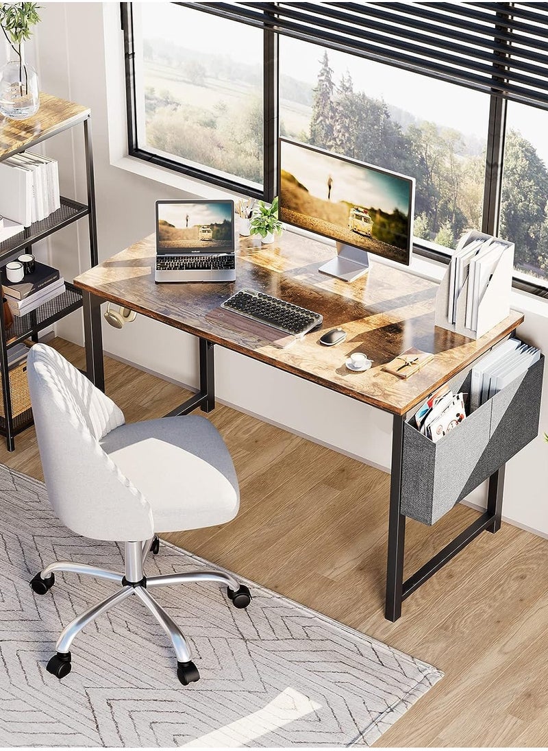 Computer Desk 100cm Home Office Computer Writing Table, Laptop PC Table, Sturdy Home Office Table, Work Writing Desks with Storage Bag and Head phone Hook - pzsku/Z88E376BA7A67728116D1Z/45/_/1697183019/883e0e71-5603-4806-93b7-f17f5cba27d8