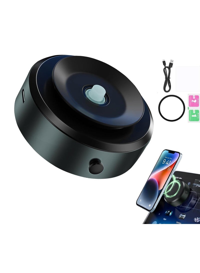 Alayjah, Vacuum Magnetic Car Phone Holder, Strong Vacuum Mount, Compact & Easy to Install, Hands-Free Mobile Use While Driving One Year Warranty 10500050 - Image 1