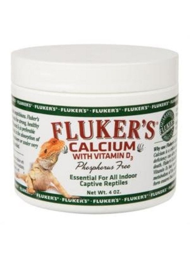Fluker's FLUKERS CALCIUM WITH VITAMIN D3