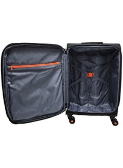 Track Softside 3 Piece Luggage Trolley Set Expandable & 4 Double Wheels With TSA Lock  - Image 5