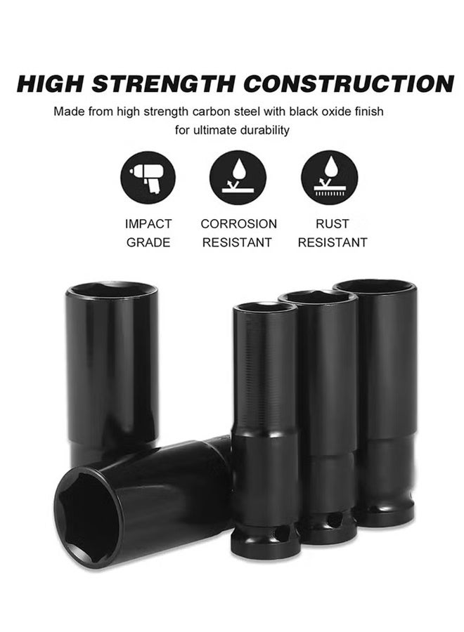 Set of 1/2 hexagonal impact sockets in a case, 20 pcs.8-24mm - Image 5