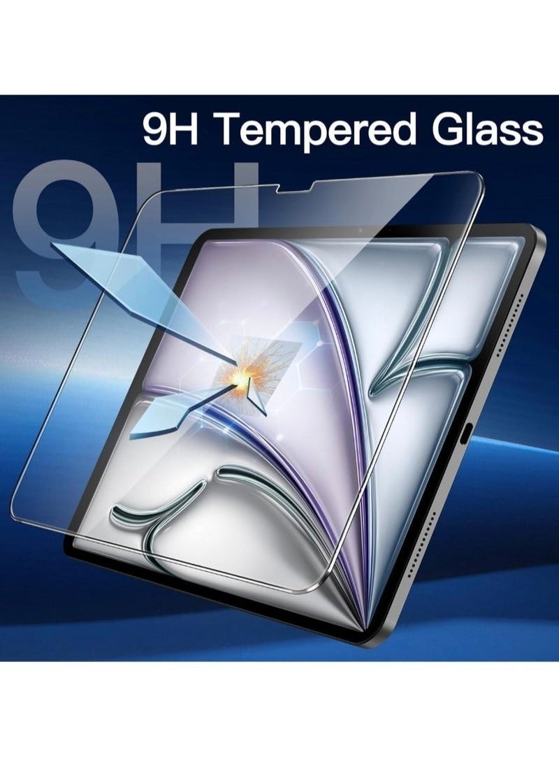 URBBKING Screen Protector for iPad Air 2024 (6th Generation) 11-Inch , 9H Tempered Glass Film Clear - Image 4