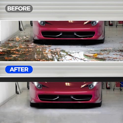 Holikme Garage Door Seals Bottom Rubber,Flexible Rubber Garage Door Seal,Door Threshold Ramps,Garage Door Weather Stripping Kit Seal Strip Replacement,5/16 Inch T-End,3.74 Inch Width (17Ft, Black) - Image 4
