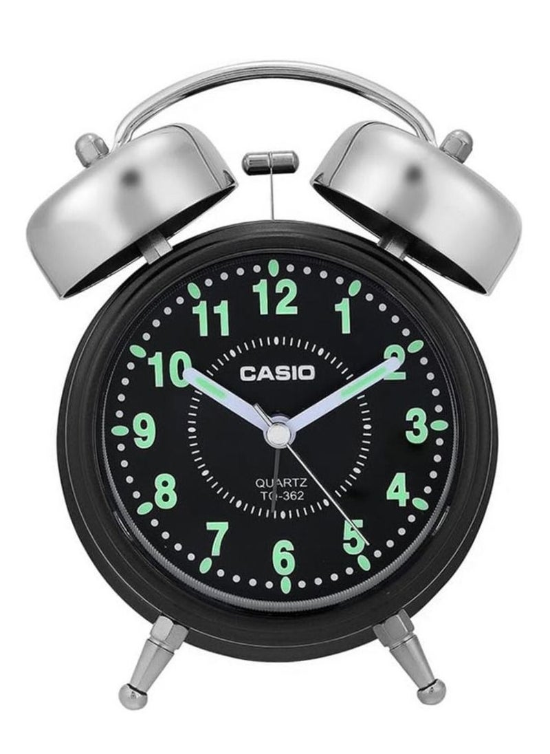 CASIO Casio TQ-362-1ADF Alarm Clock, Black  - Image 1