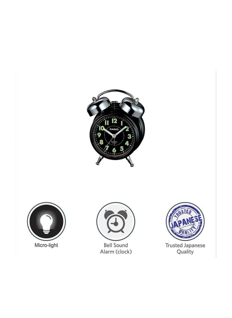 CASIO Casio TQ-362-1ADF Alarm Clock, Black  - Image 2
