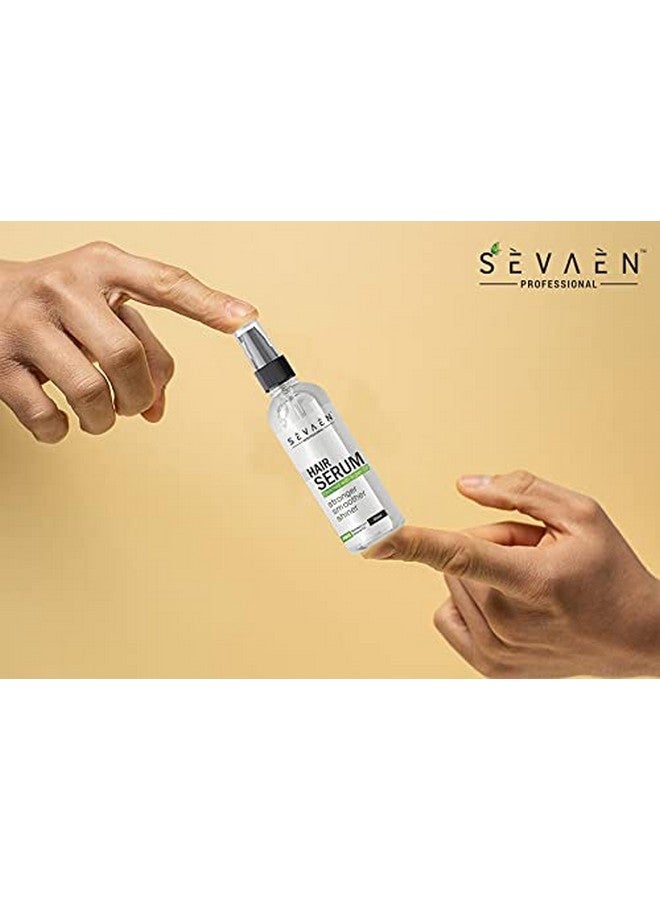 SEVAEN Professional Hair Serum With Argan Oil Promote Hair Growth Fall Rescue Scalp Control Hair Fall Strong Smooth & Shine For All Hair Types (Unisex) - Image 4