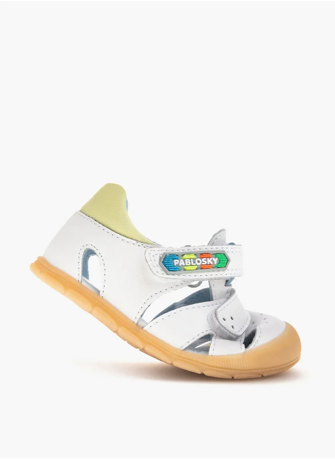 بابلوسكي Boys' Strap Sandals with Hook and Loop Closure