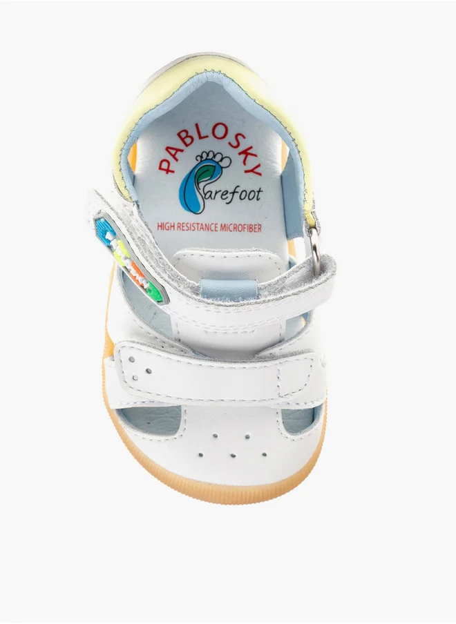 بابلوسكي Boys' Strap Sandals with Hook and Loop Closure