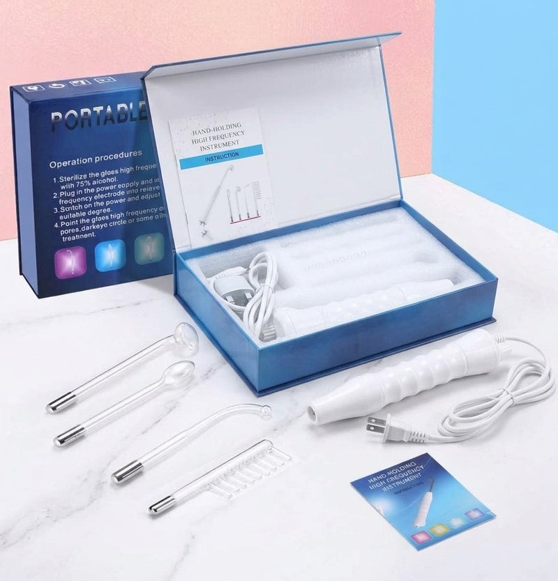 High-Frequency Facial Machine | 4-in-1 Wand Portable Skin and Hair Beauty Device - Image 1