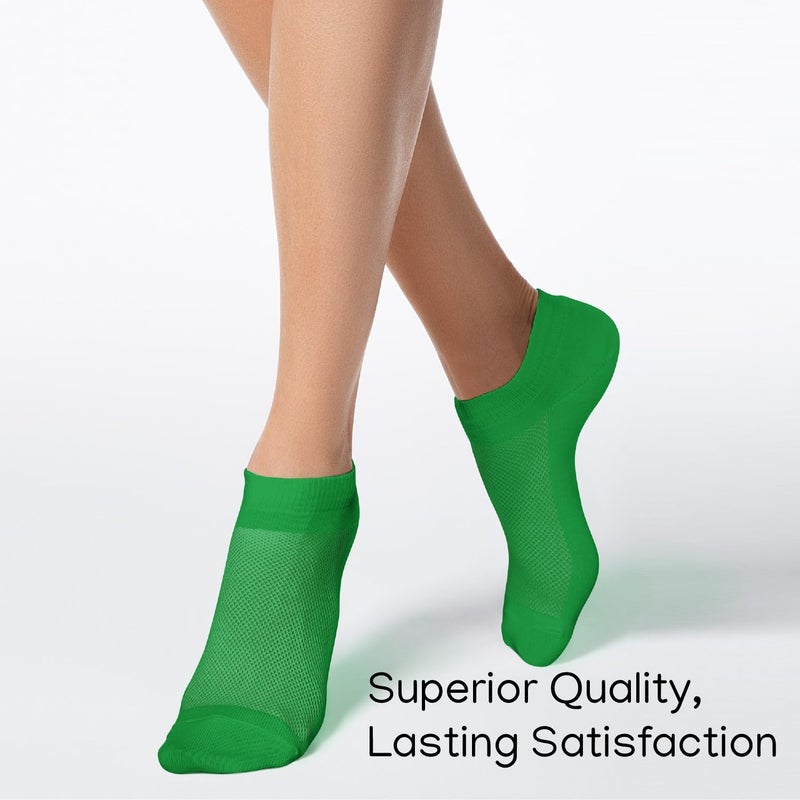 Duna Womens Socks, Ultra Thin Breathable Cotton Ankle Socks for Women, Athletic Running Low Cut No Show - Image 4