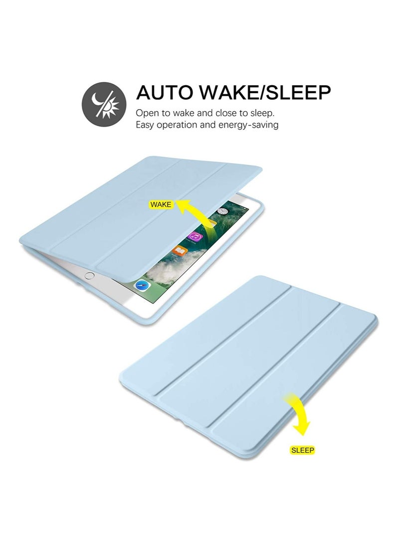iPad 6th Generation Case, iPad 5th Generation Case with Pencil Holder, Premium Folio Folding Stand Smart Auto Wake/Sleep Protective Tablet Case Cover for Apple iPad 9.7 Inch 2018/2017 - Image 2