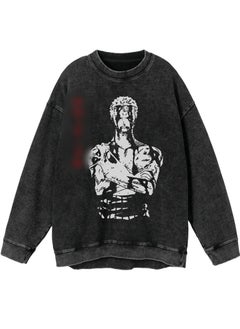 KUYING New One Piece Casual Loose Round Neck Hoodie  - Image 1
