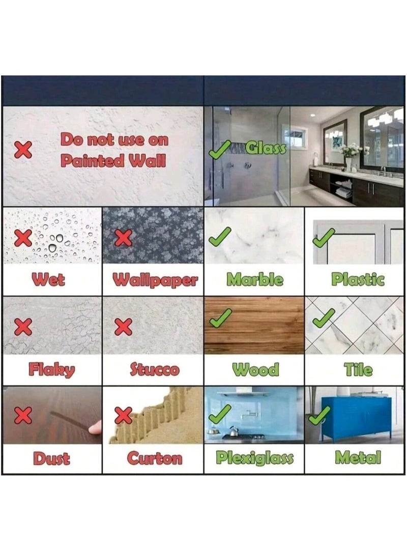 Wall Broom Holder, Wall Mop Holder, Broom Organizer, Broom Stick Mount, Wall Mount for Broom and Mop, Adhesive Mount for Mop, Wall Mount for Broom Stick, Wall Mount for Mop, Broom Hanger, Broom Mount, Wall-mounted Broom Holder, Broom and Mop Organizer, Broom and Mop Organizers, Bathroom Organizers, Cleaning Tools Organizer, Wall Mount for Broom, Handheld Broom, Wall Mount for Brooms, Home Decor for Broom Mounting, Broom Wall Mounting Piece, Brooms Mounted on the Wall, One Piece, White Color. - Image 5