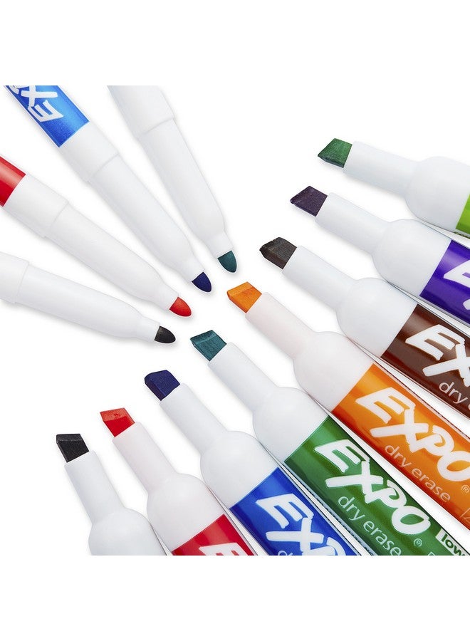 Expo 80054 Low-Odor Dry Erase Marker Eraser & Cleaner Chisel/Fine 12/Set - Image 4