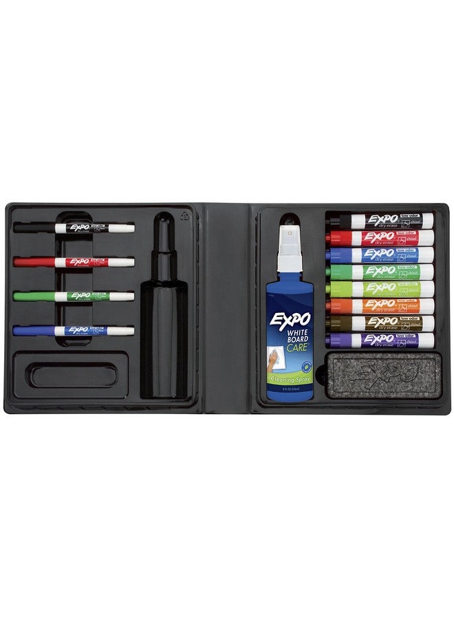 Expo 80054 Low-Odor Dry Erase Marker Eraser & Cleaner Chisel/Fine 12/Set - Image 2