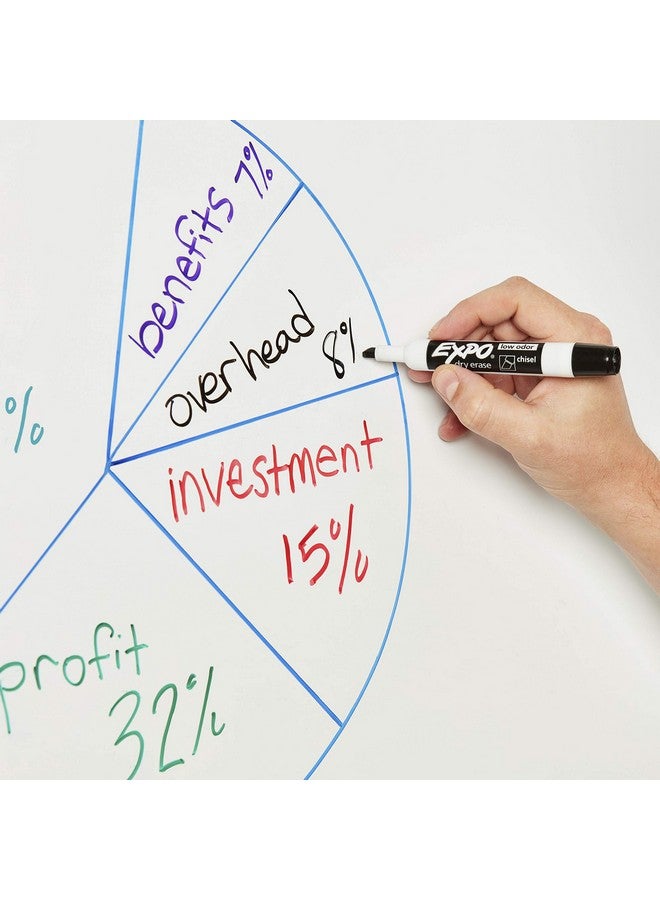 Expo 80054 Low-Odor Dry Erase Marker Eraser & Cleaner Chisel/Fine 12/Set - Image 5