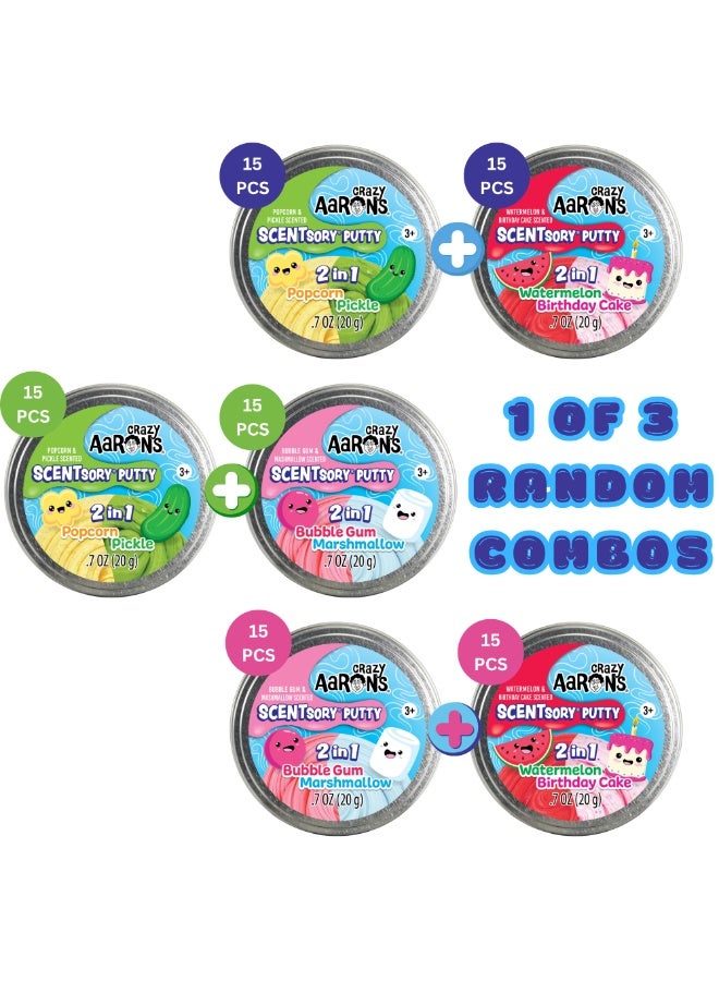 Crazy Aaron's 30 Count Assortment Scented Thinking Putty, 2.75" Tin with 20g of Non-Toxic Sensory Play Putty which Never Dries Out, Soft Textured Creative Fidget Toy for Kids Ages 3Y+ (Contains Duplicates) - Image 5