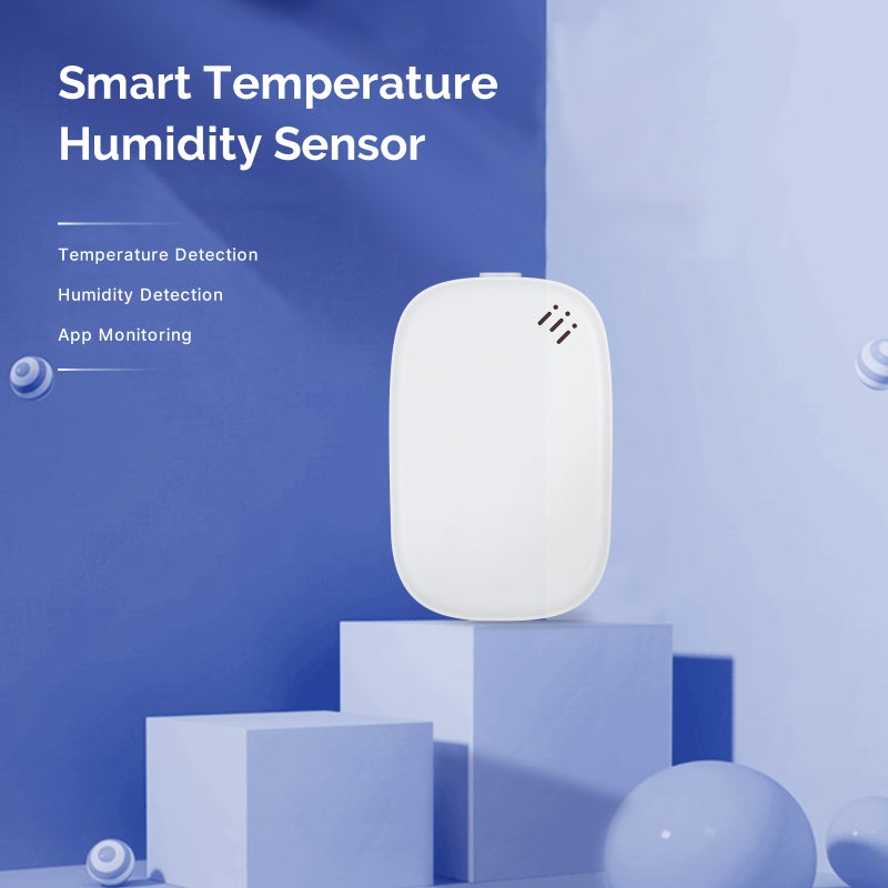 ZigBee Smart Temperature Humidity Sensor - White, App Remote Control, Subtle Change Detection for Smart Home Automation & Environment Monitoring - Image 5