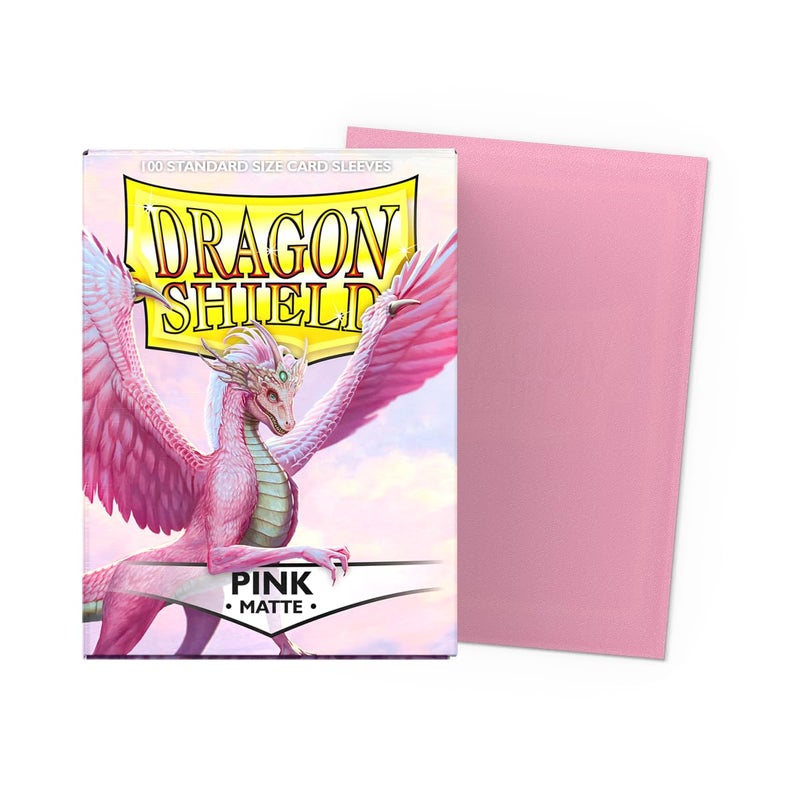 Dragon Shield | Standard Size Matte Card Sleeves | 100 CT - Smooth & Tough TCG Sleeves - Compatible with Pokemon, Flesh & Blood, One Piece & Magic The Gathering | Pink - Image 2