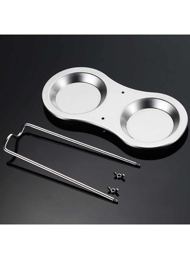 Stainless Steel Non-Perforated Table Drain Tray Kitchen Utensil Rack Pot Cover Spoon Holder Metal Support Spoon Rests Pot Clips - Image 3