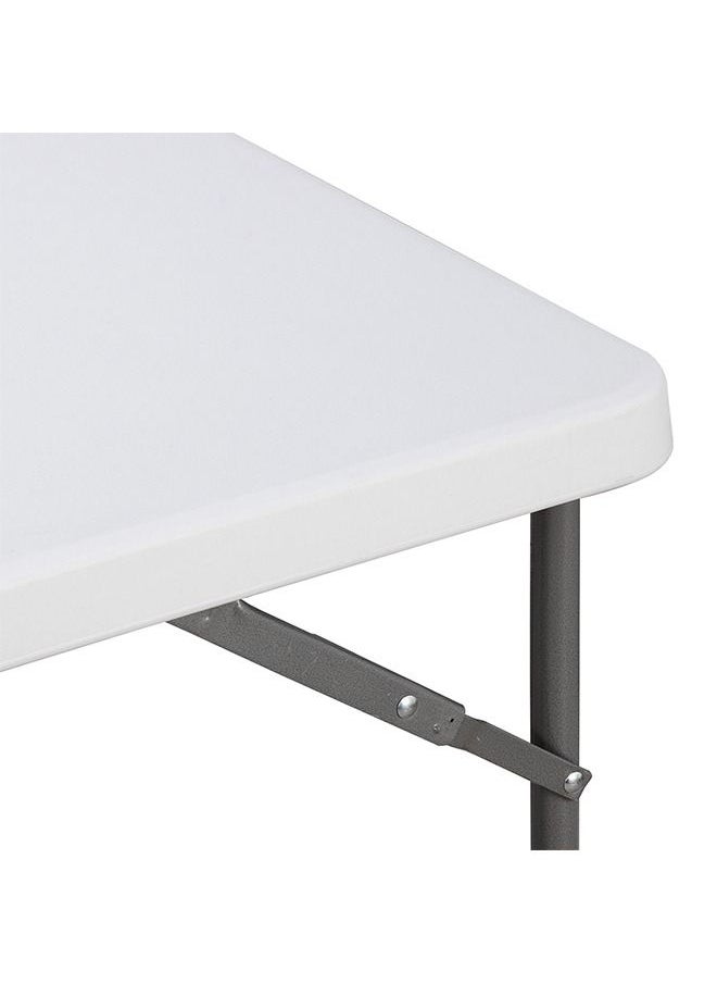 Cady One Simple Foldable Table White 86 x 86 x 74cm  - Image 4
