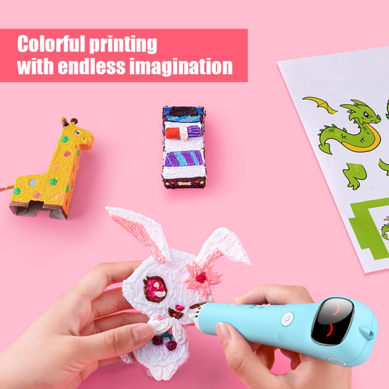 3D Pen Filament Refills 8 Colors 1.75mm PCL 3D Printing Filaments Each Color 16.4 Feet 3D Printing Pen Accessory - Image 4