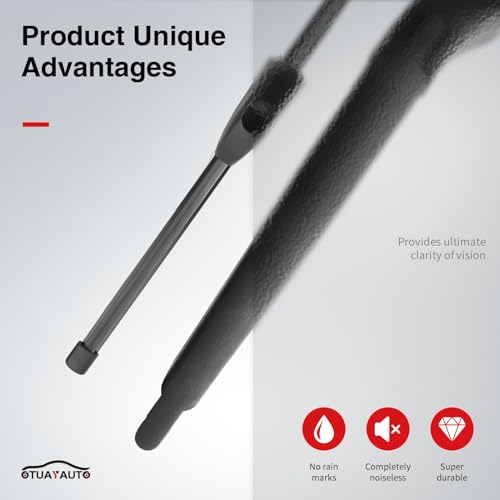 OTUAYAUTO Replacement for Hyundai Elantra GT, I30 2012-2017 Vehicles, Rear Windshield Back Wiper Arm Blade Set - OTUAYAUTO Factory OEM Replacement 98811A5000 - Image 3
